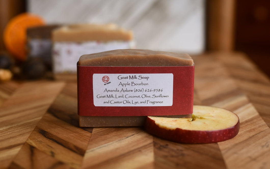 Apple Bourbon Goat Milk Soap