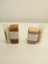 Load image into Gallery viewer, Goat Milk Soap and Lip Balm set