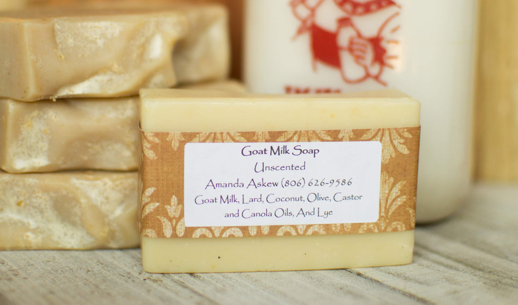 Unscented Goat Milk Soap – Amanda's Country Soaps